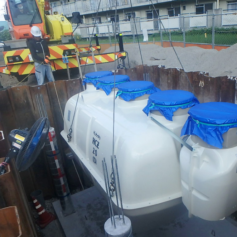 三里十津南市営住宅1号棟浄化槽設備更新工事